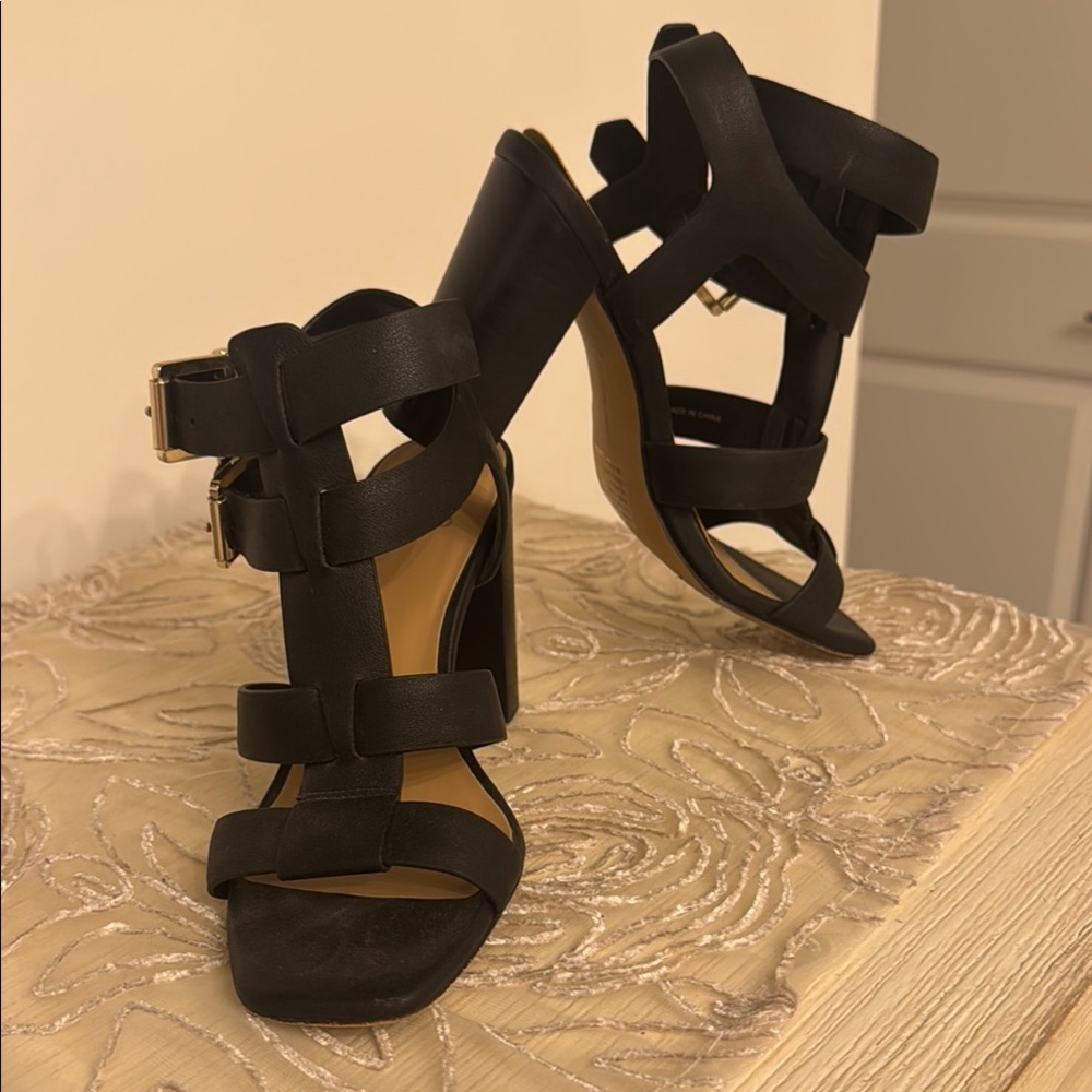 INC International Concepts Black  block Heels - Picture 3 of 12